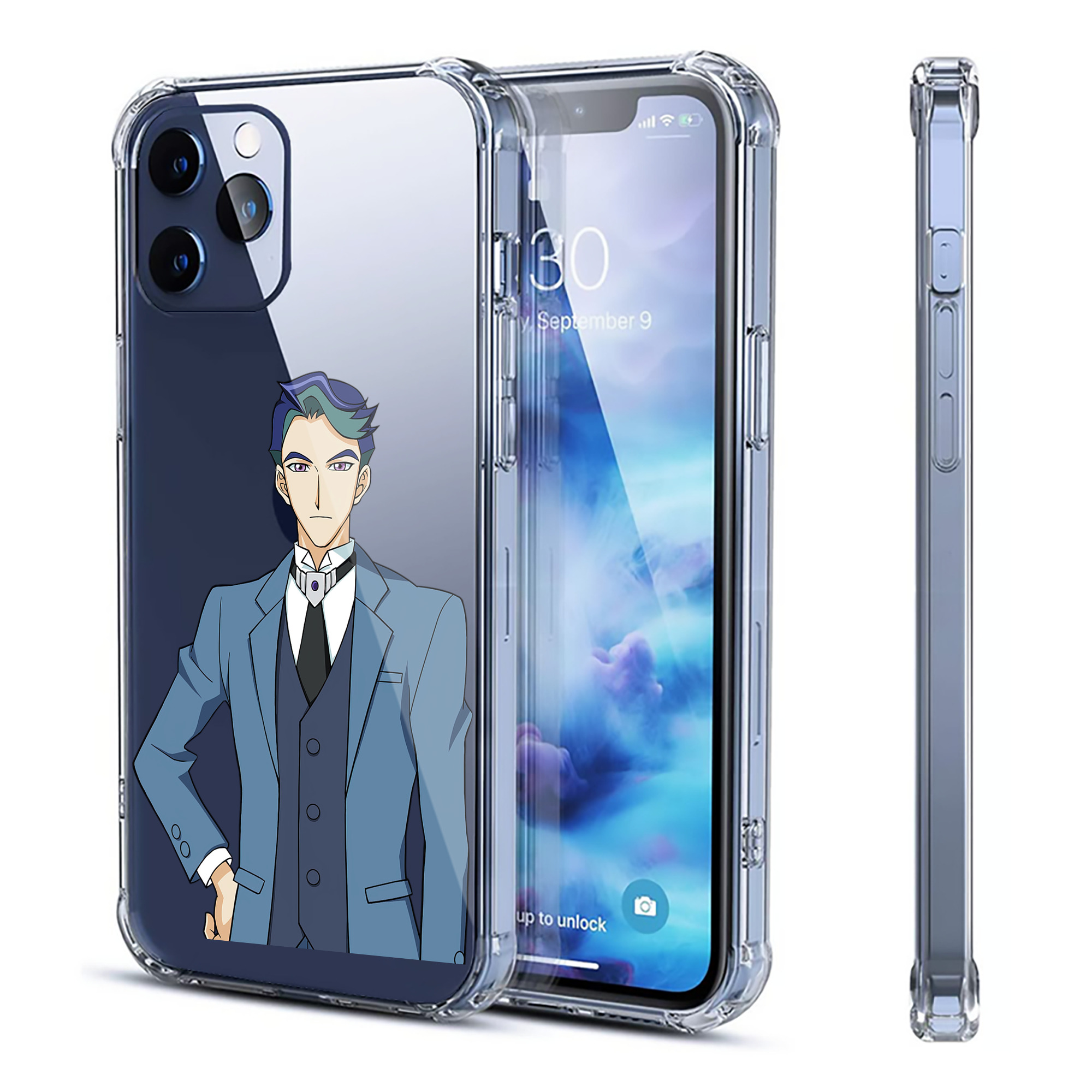 （画像用） 遊☆戯☆王 Yu-Gi-Oh! 【iPhone 12シリーズ対応】透明スマホケース（クリアソフトケース）